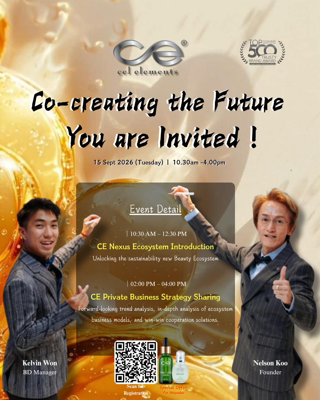 Co-Create the Beauty Future event poster